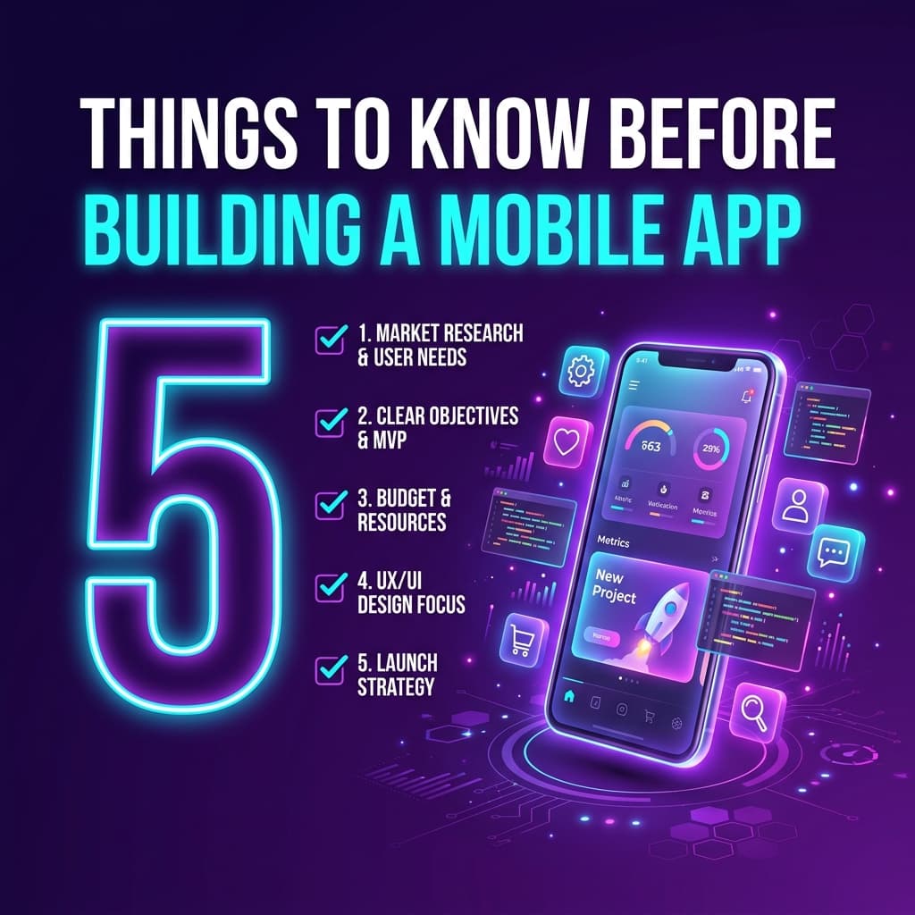 5 Things You Must Know Before Building a Mobile App